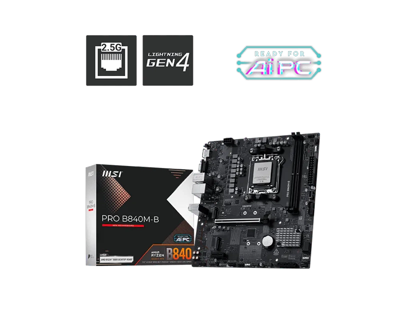 MSI PRO-B840M-B AM5 - 1