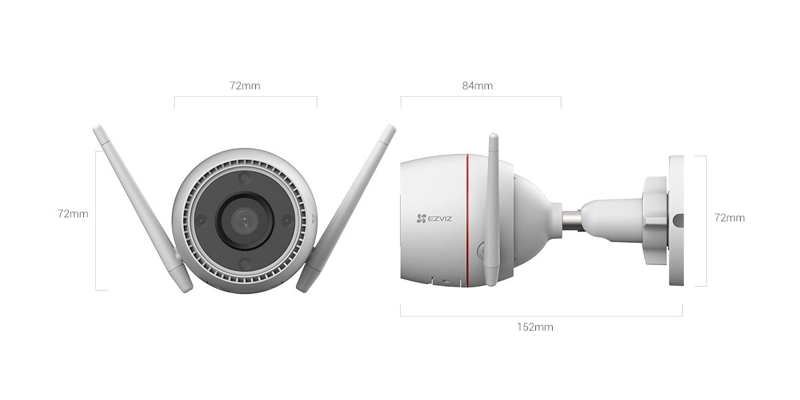 EZVIZ CAMARA WIFI CS-H3C (4MP,2.8MM,COLOR) - 2