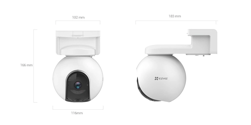 EZVIZ CAMARA WIFI CS-EB8PRO/SP KIT (4K,W4GA) - 2