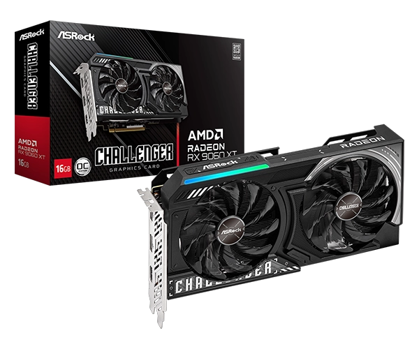 ASROCK RADEON RX9060XT CHALLENGER 16GB OC - 1