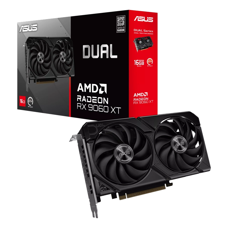 ASUS DUAL RADEON RX 9060 XT 16GB - 1