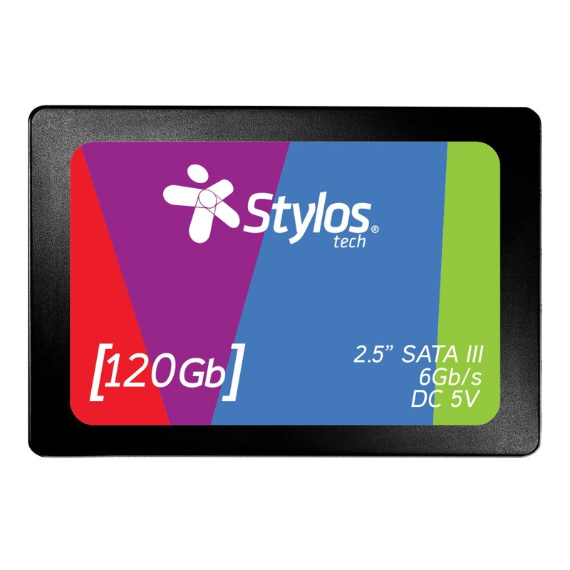 STYLOS SSD 120GB SATA 3 BLACK - 1