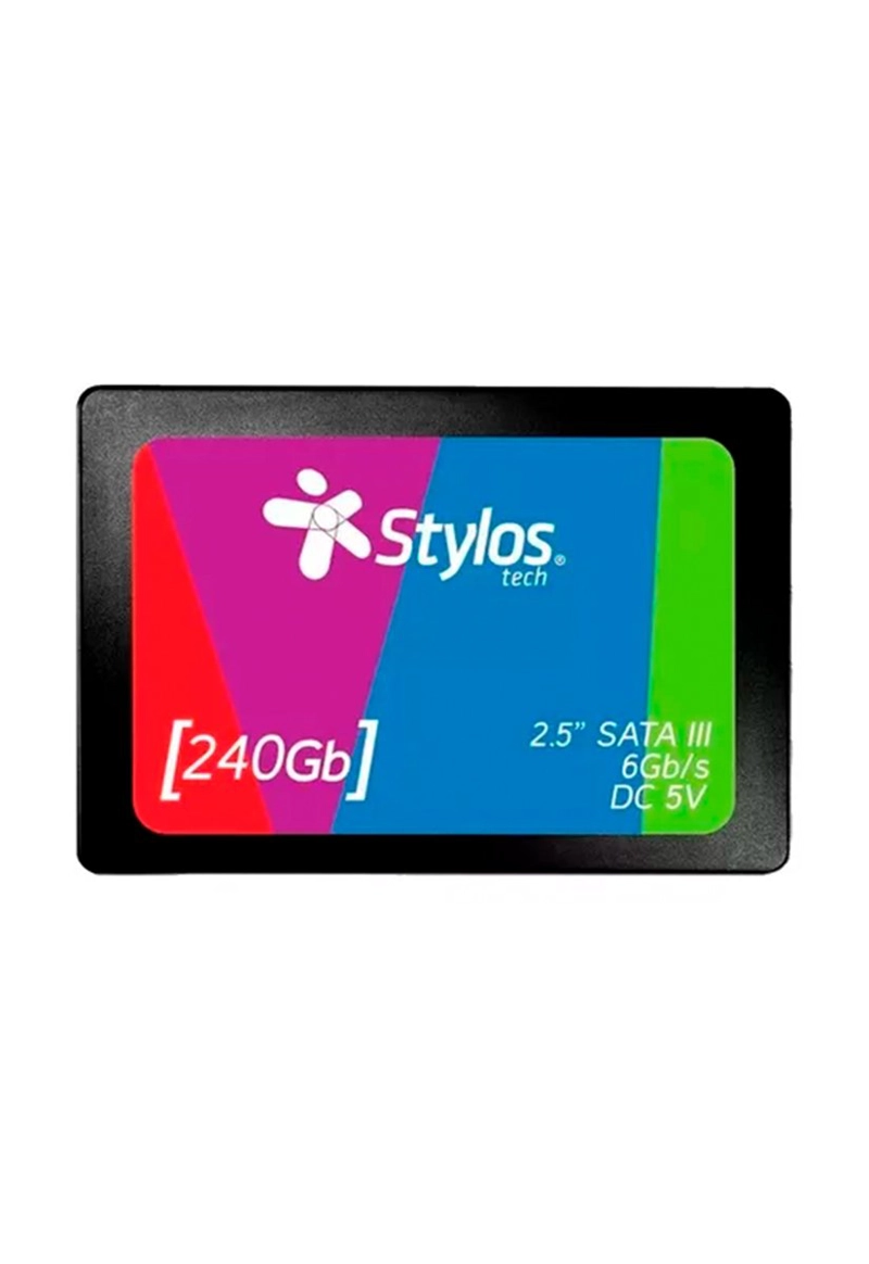 STYLOS SSD 240GB SATA 3 BLACK - 1