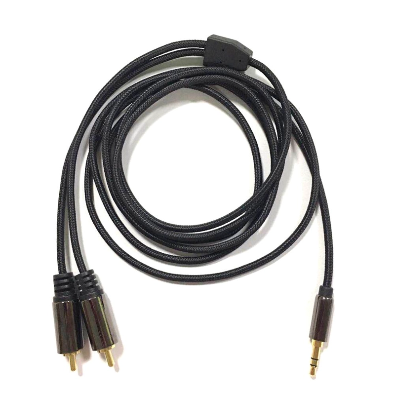 CABLE 2X1 3,5 JACK A RCA 2 METROS - 1