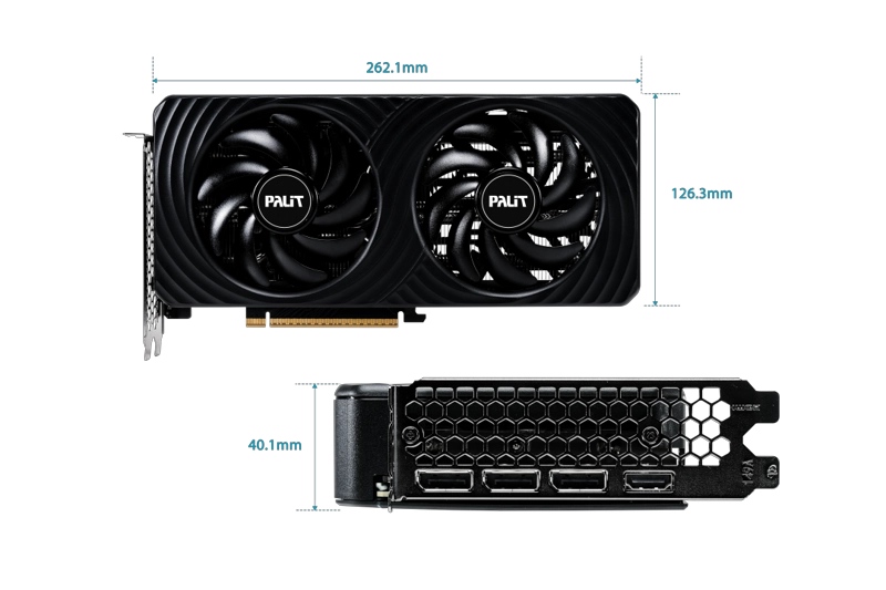 PALIT RTX5060TI DUAL 8GB GDDR7 128BIT - 8
