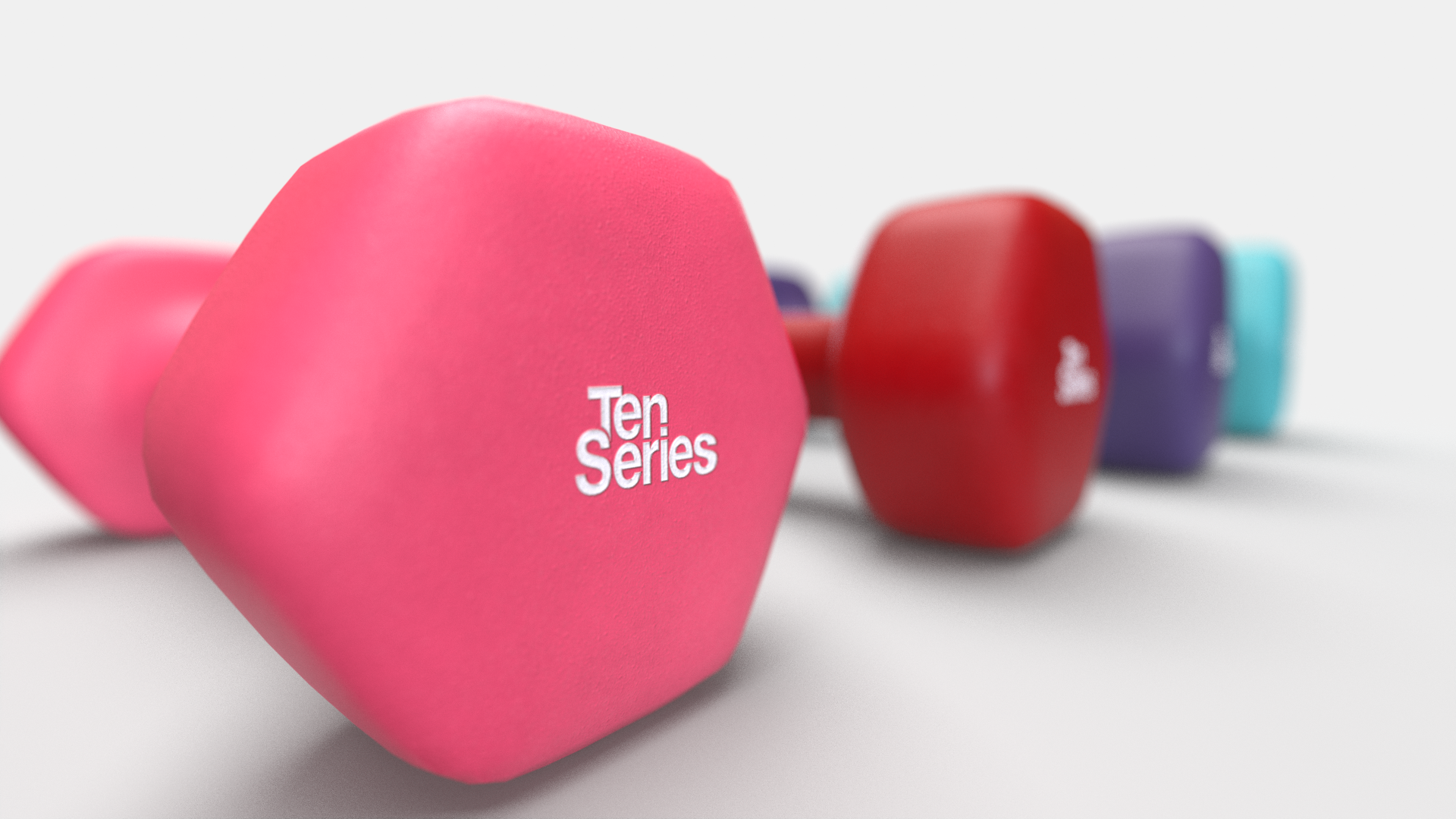 PAR MANCUERNAS NEOPRENE 3 KG TEN SERIES - 6