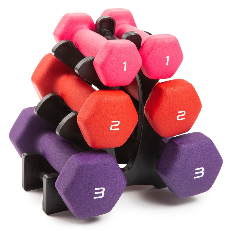 SET MANCUERNA NEOPRENE 12 KG TEN SERIES - 2