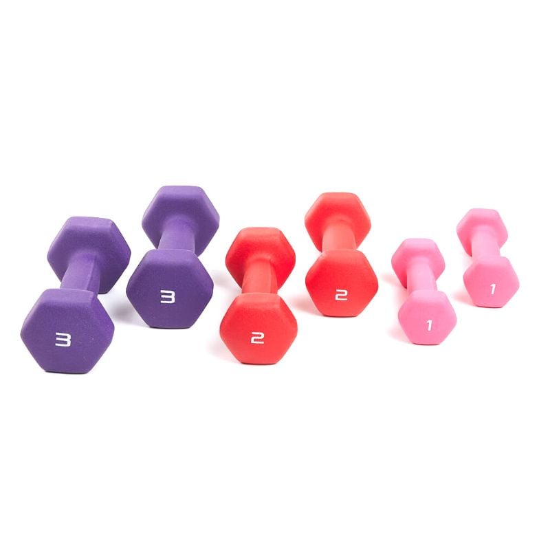 SET MANCUERNA NEOPRENE 12 KG TEN SERIES - 4