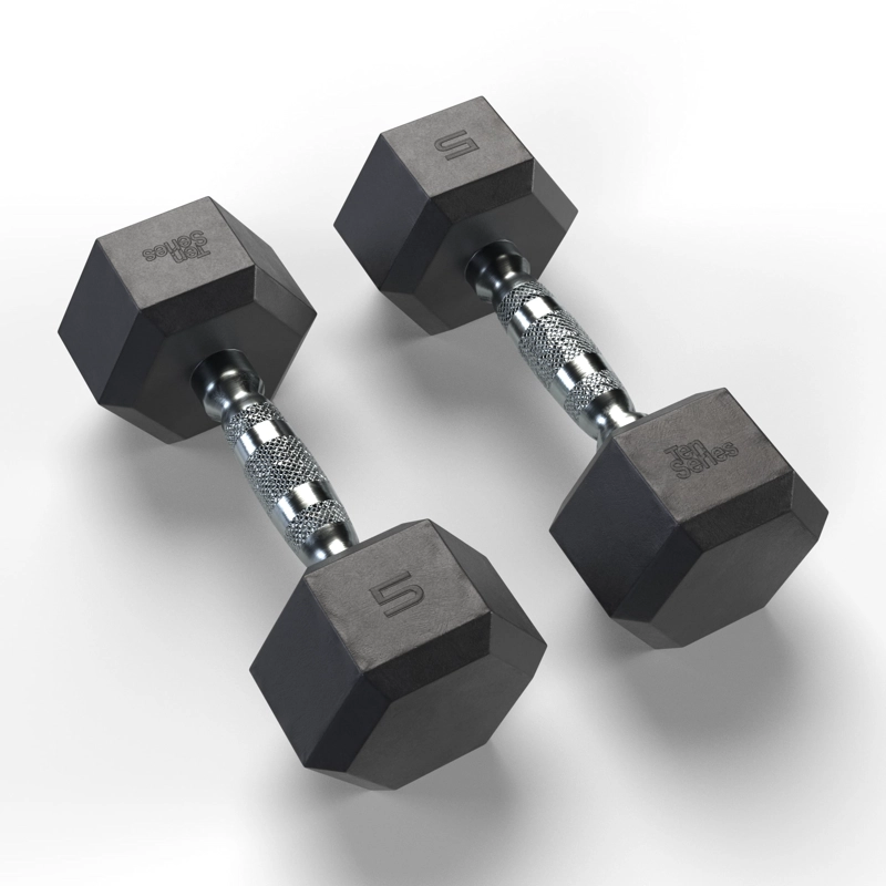 MANCUERNA HEXAGONAL 5 KG TEN SERIES - 5