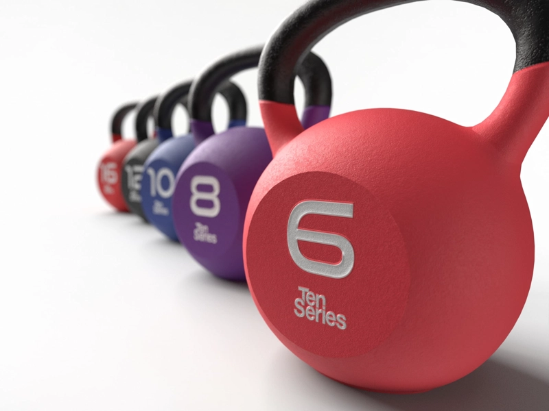 KETTLEBELL NEOPRENE 12 KG TEN SERIES - 6