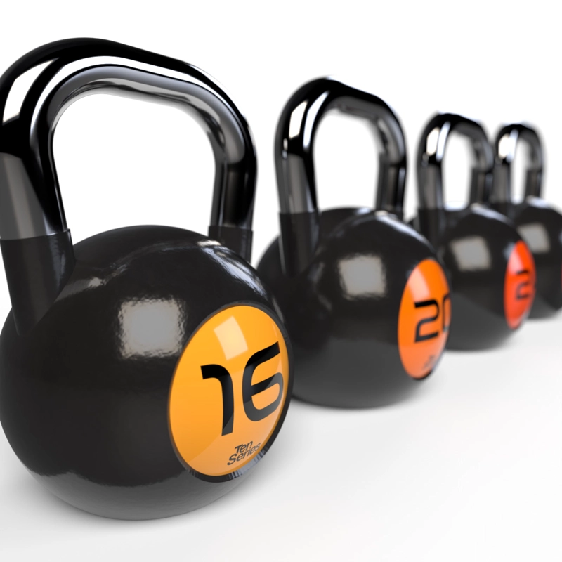 KETTLEBELL RUBBER 16 KG TEN SERIES - 4