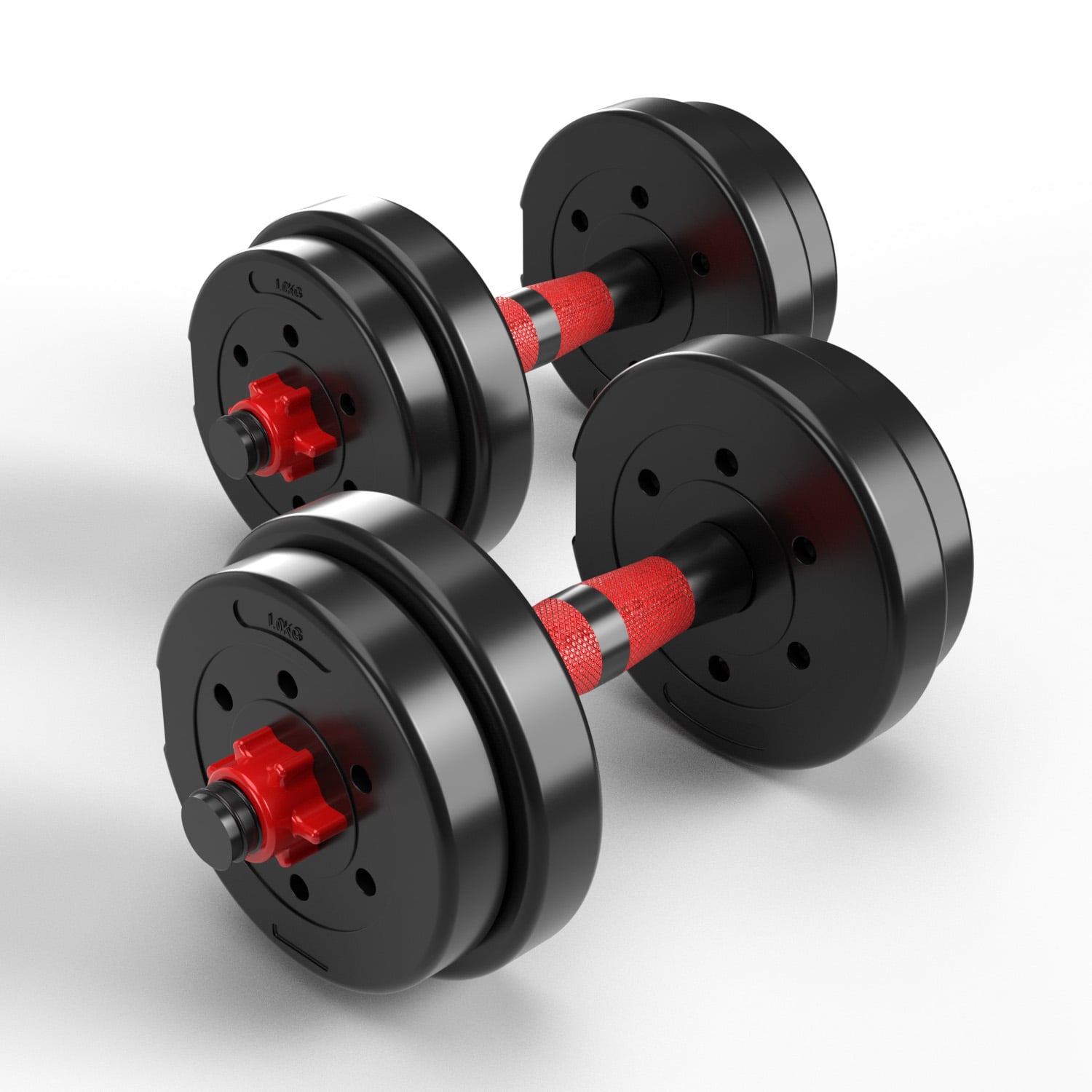 SET MANCUERNAS PVC 10 KG FITMAX - 2