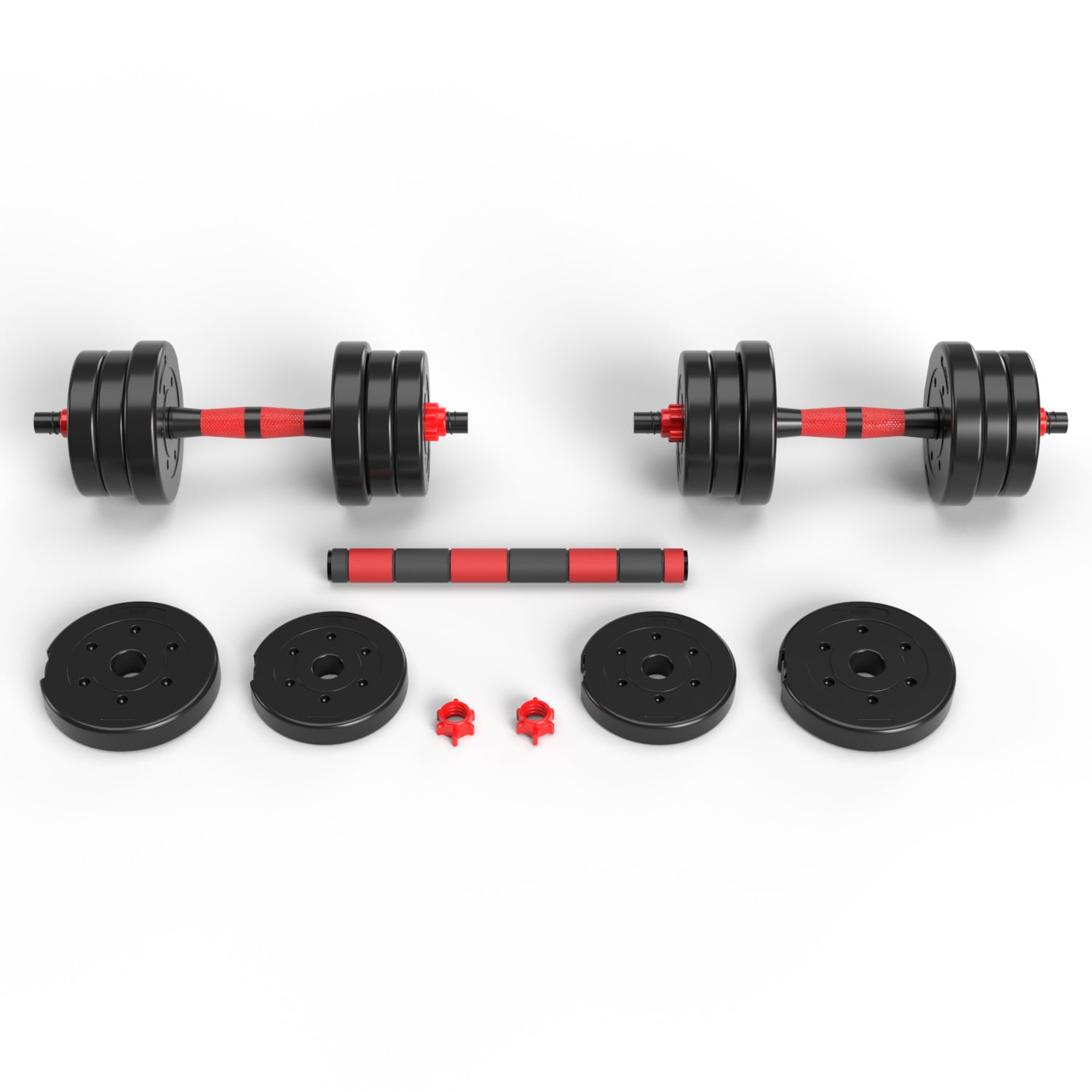 SET MANCUERNAS PVC 15 KG FITMAX - 3
