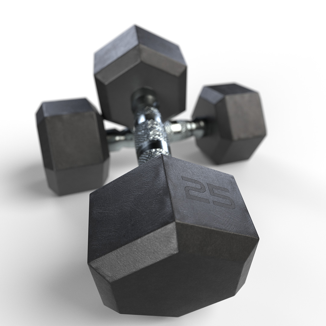 MANCUERNA HEXAGONAL 25 KG TEN SERIES - 4