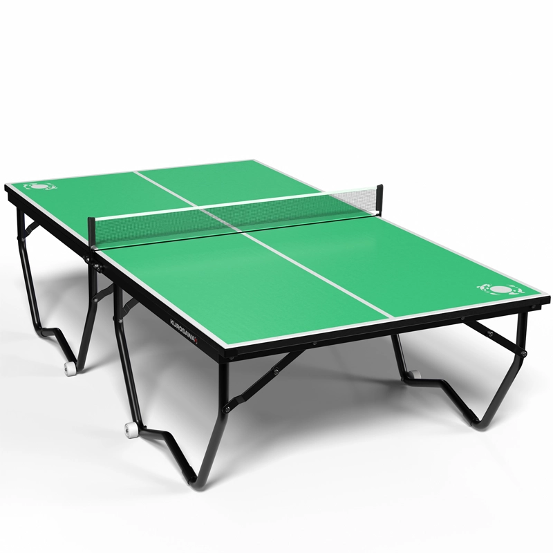 MESA DE PING PONG KUROSAWA ASAGI VERDE ACERO 152.5 CM X 274 CM - 1