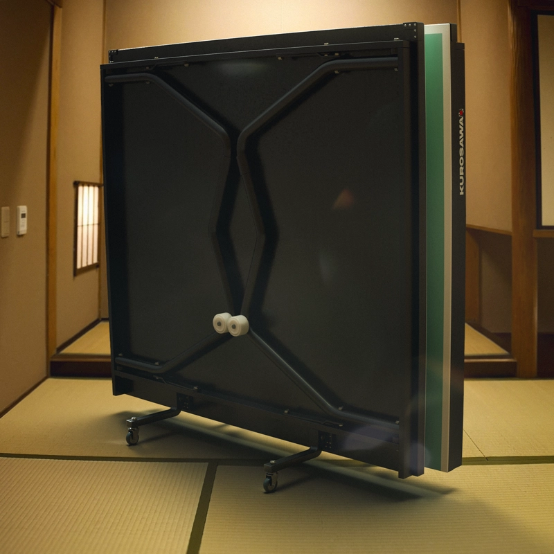 MESA DE PING PONG KUROSAWA ASAGI VERDE ACERO 152.5 CM X 274 CM - 8