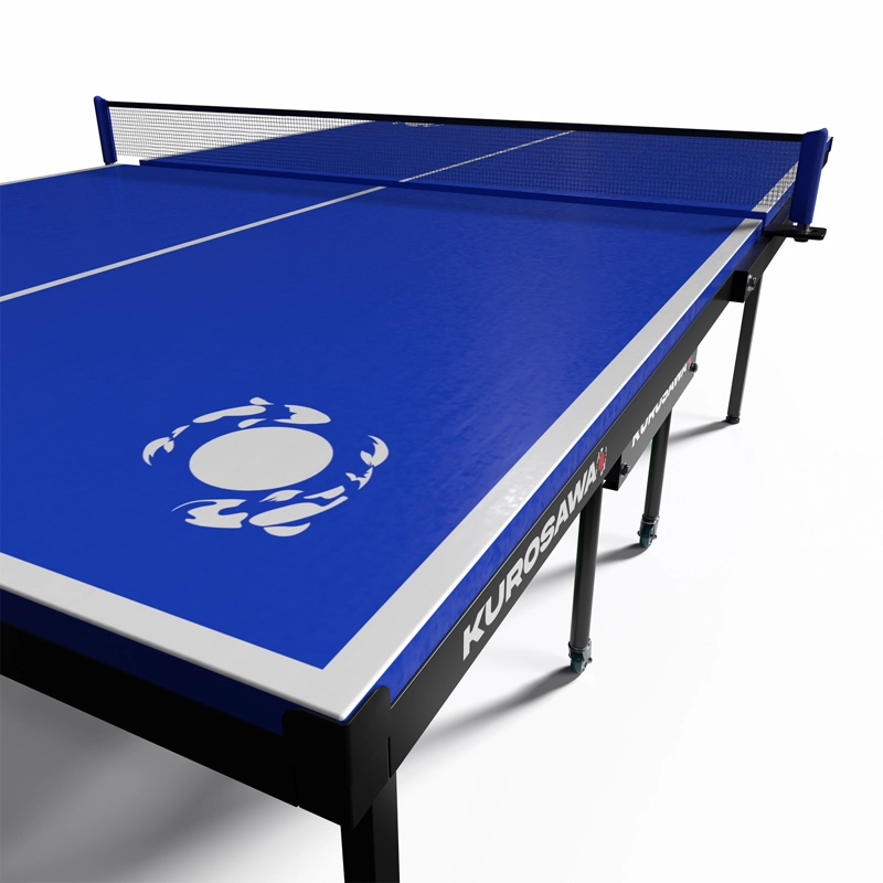 MESA DE PING PONG KUROSAWA KOHAKU AZUL ACERO 152.5 CM X 274 CM - 10