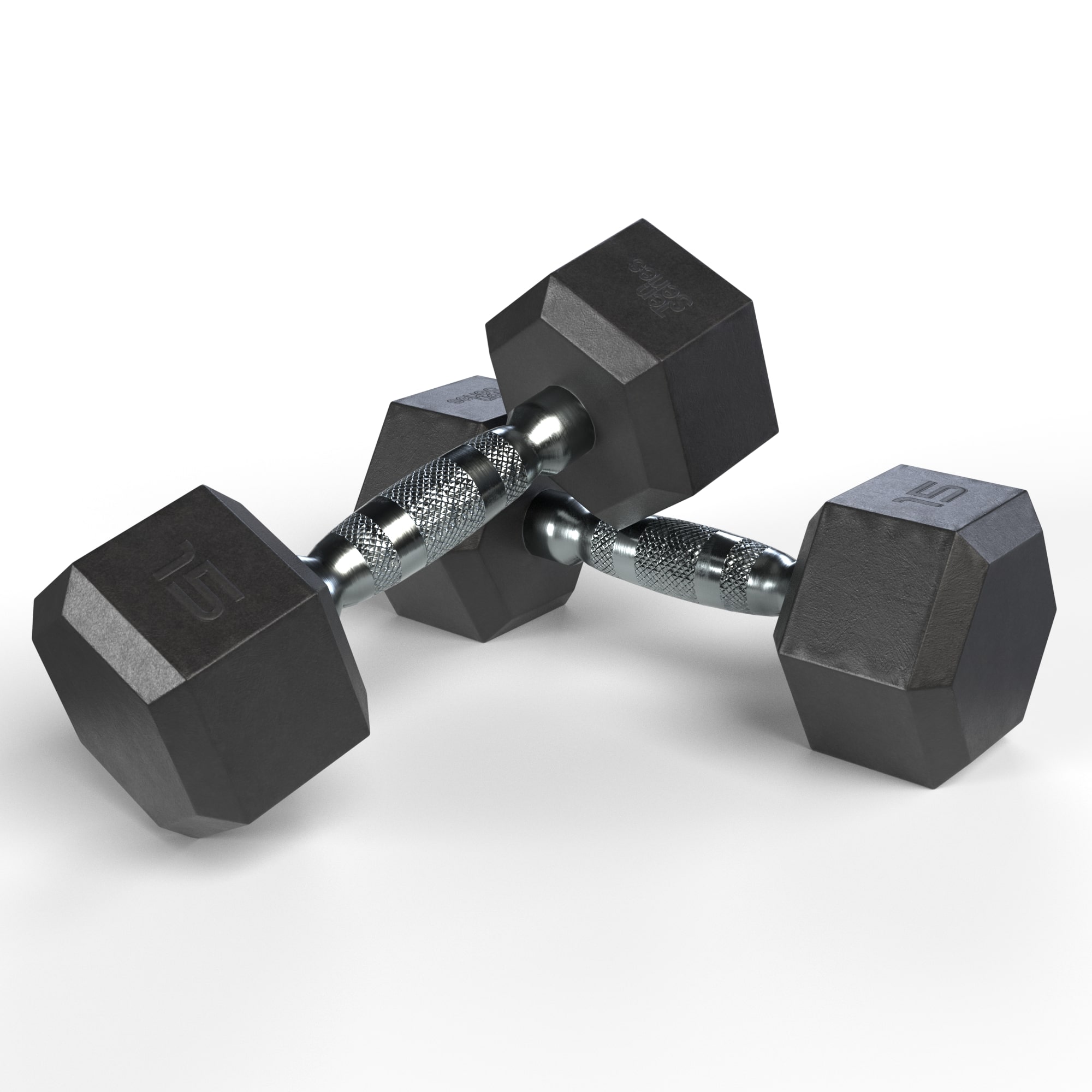 MANCUERNA HEXAGONAL 15 KG TEN SERIES - 3