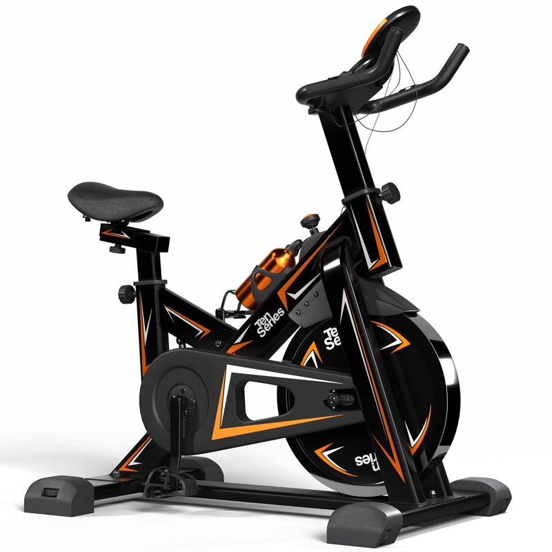 BICICLETA DE SPINNING TEN SERIES X4000 VOLANTE 120KG - 1