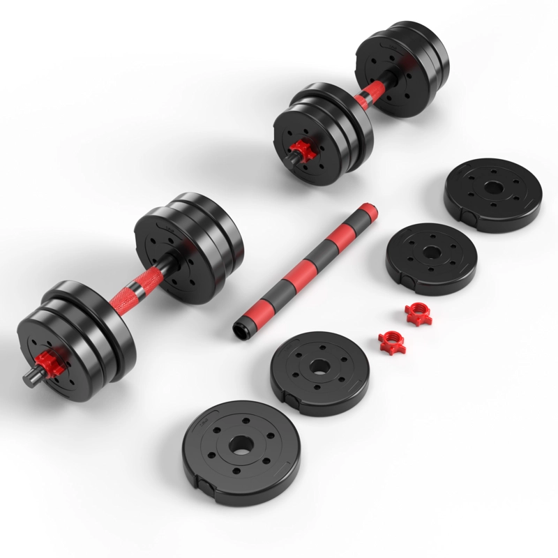 SET MANCUERNAS PVC 15 KG FITMAX - 4