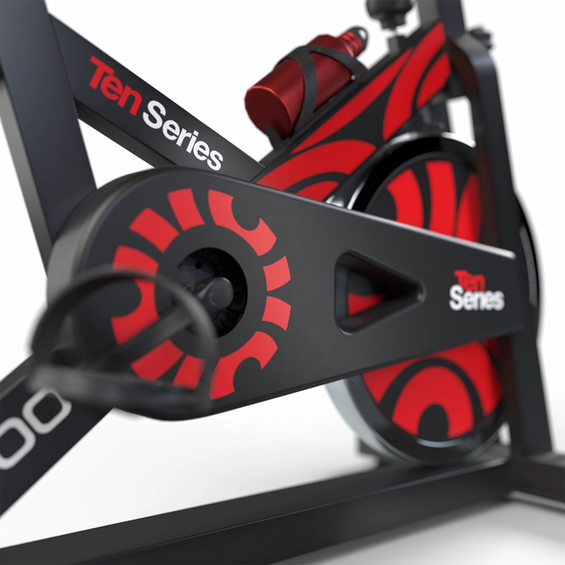 BICICLETA SPINNING TEN SERIES X1000 RED - 3