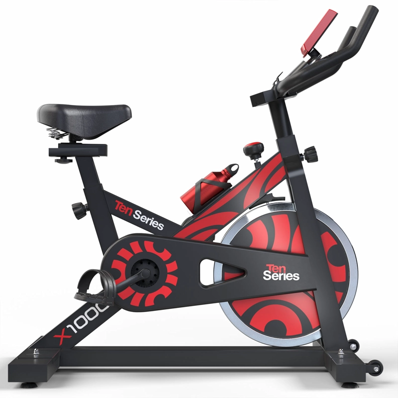 BICICLETA SPINNING TEN SERIES X1000 RED - 5