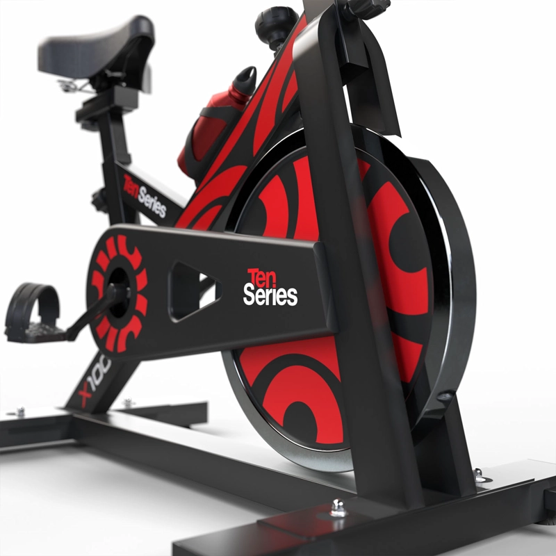 BICICLETA SPINNING TEN SERIES X1000 RED - 4