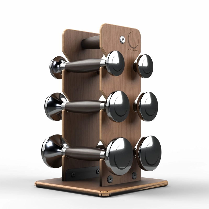RACK DE MADERA CON MANCUERNAS ENIGMA STRENGTH - 1