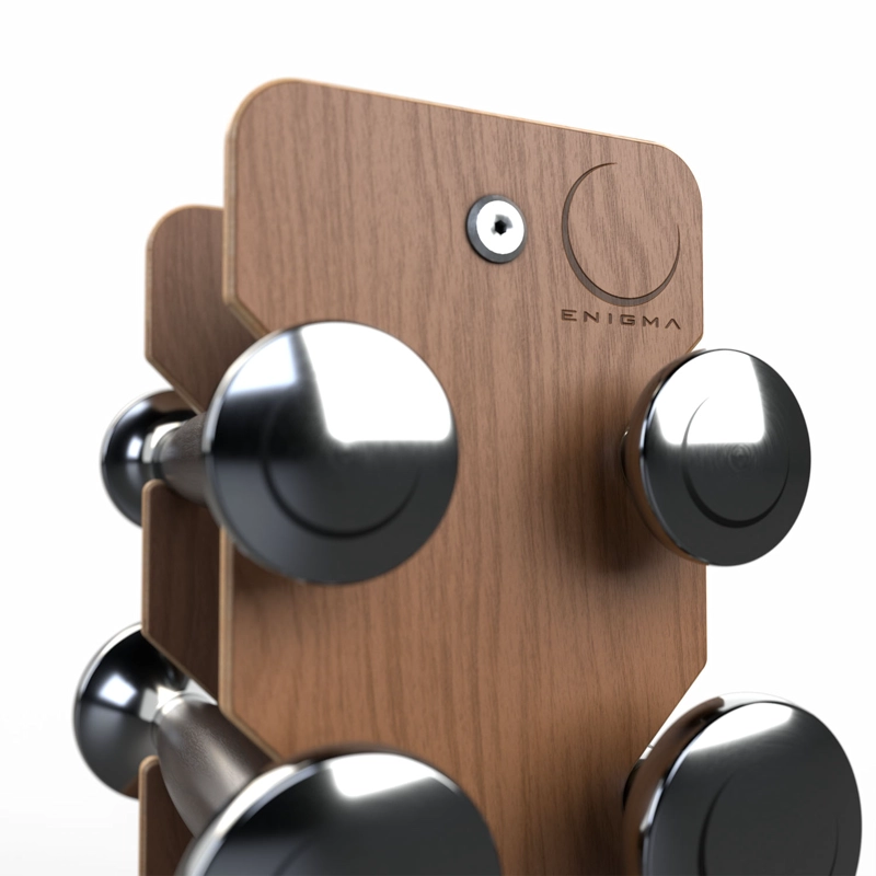 RACK DE MADERA CON MANCUERNAS ENIGMA STRENGTH - 3