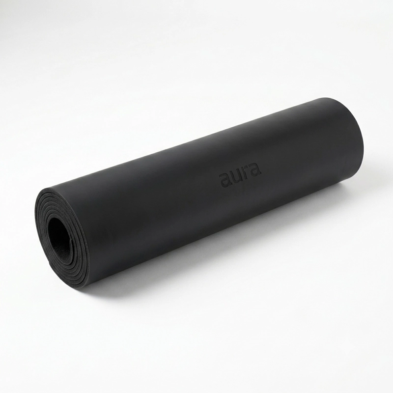 MAT DE YOGA PROFESIONAL AURA NEGRO - 1
