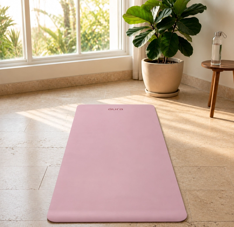 MAT DE YOGA PROFESIONAL AURA ROSA - 5