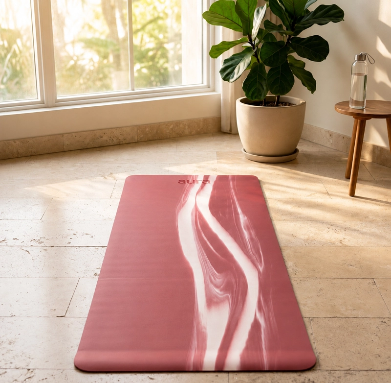 MAT DE YOGA PROFESIONAL AURA MARBLE BRICK - 5