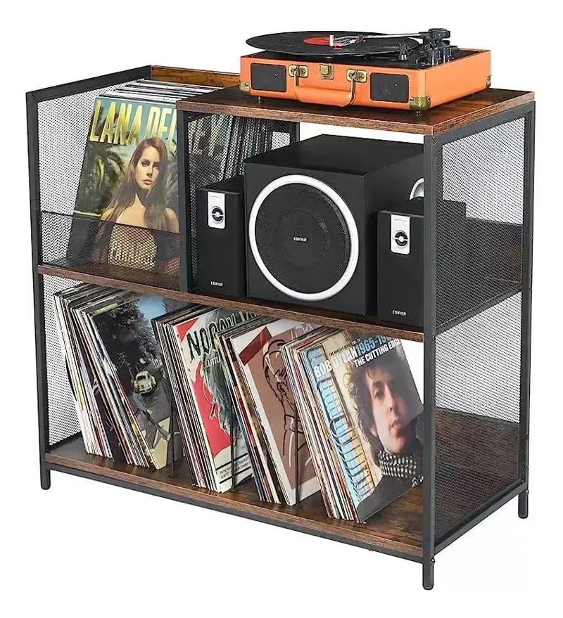 MESA ESTANTE SOPORTE DE REGISTRO DE VINILO - 1