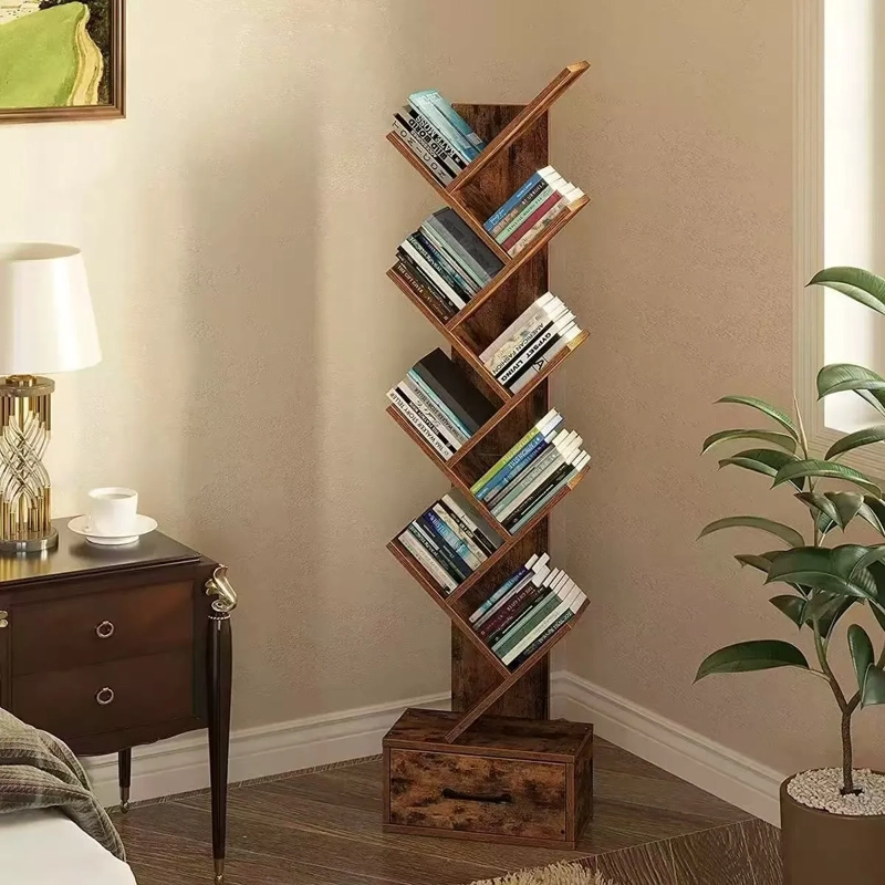 REPISA LIBRERO DE ARBOL ORGANIZADOR DE LIBROS ALTO 147CM - 2