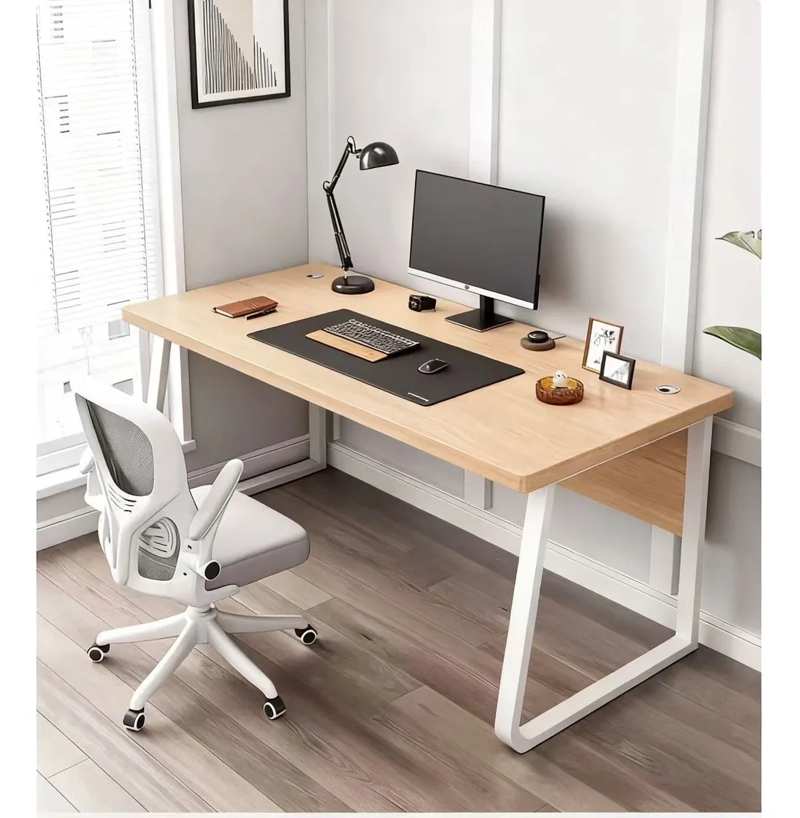 ESCRITORIO OFICINA MADERA ESPESOR 30MM 140X60X75CM - 1