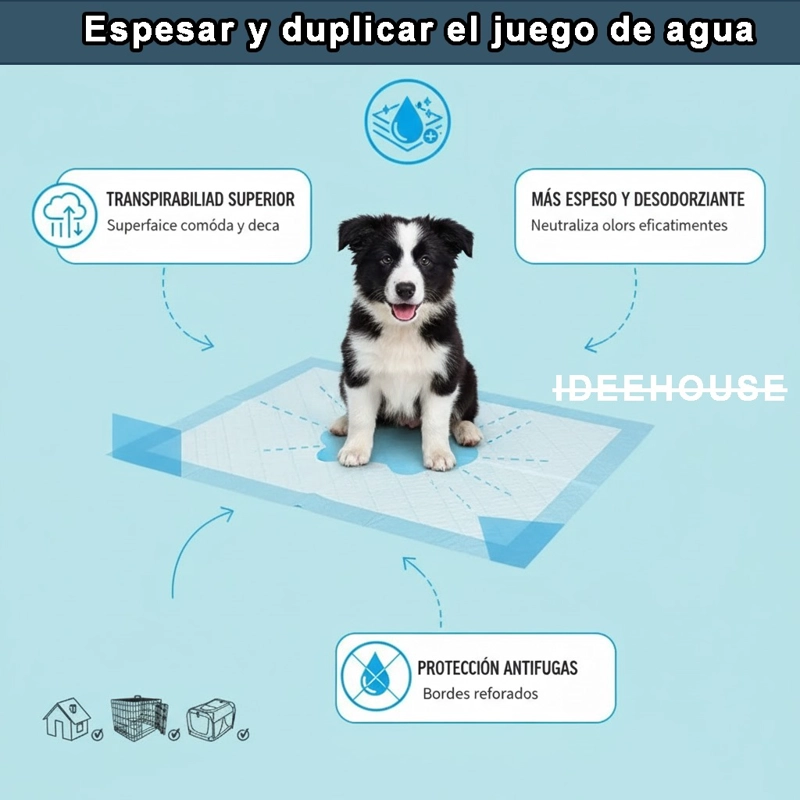 100 PAÑALES SABANILLAS MASCOTAS PERROS 45X60 CM - 8