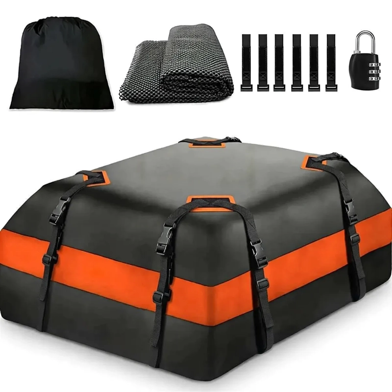 BOLSO PORTA EQUIPAJE IMPERMEABLE PARA TECHO DE AUTO 425L - 1