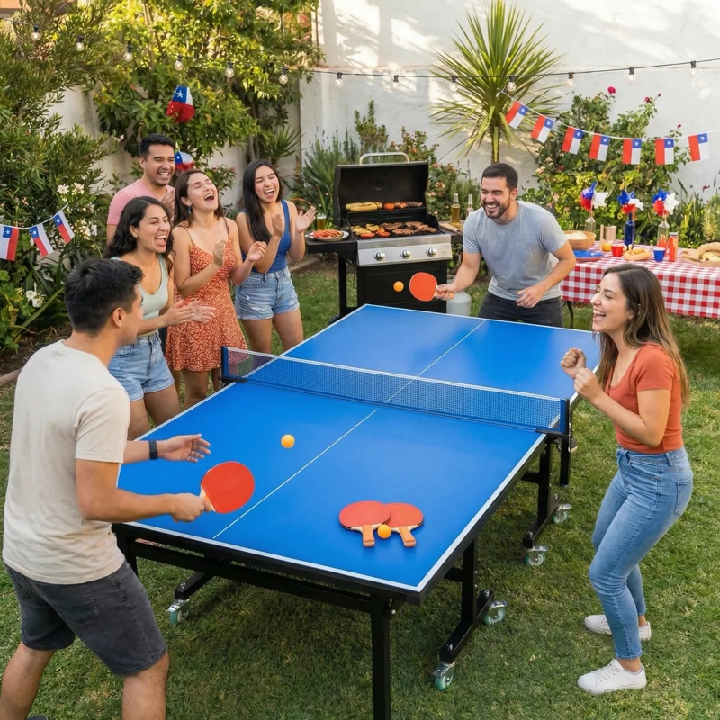 MESA DE PING PONG PLEGABLE PROFESIONAL - 7