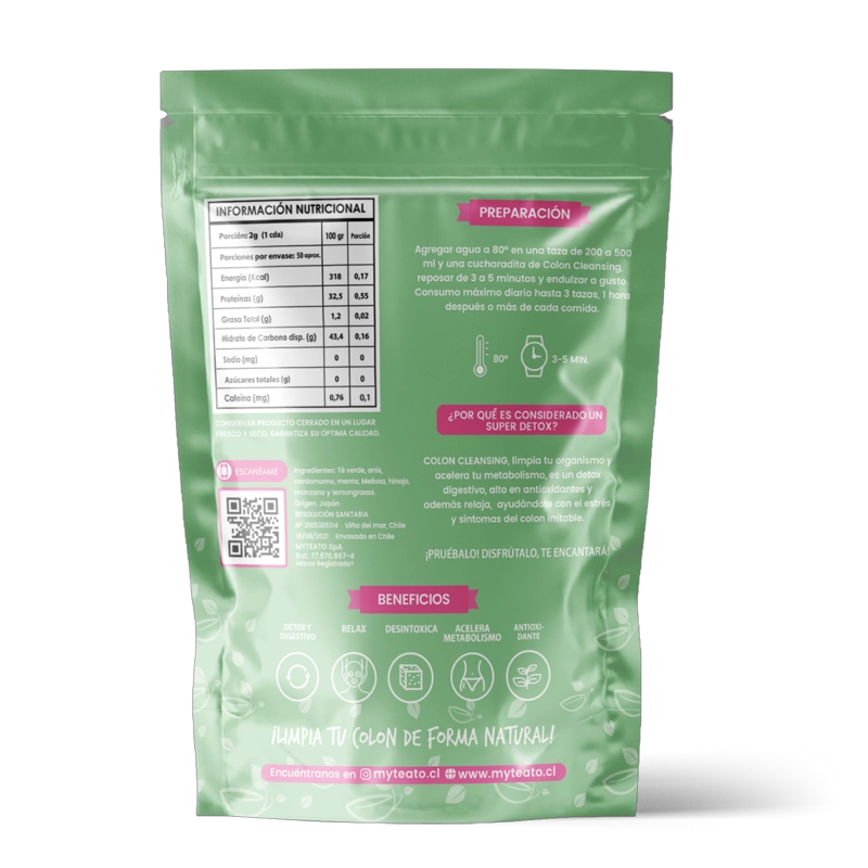 INFUSIONES MYTEATO PLAN DETOX 30 DIAS COLON CLEANSING - 3
