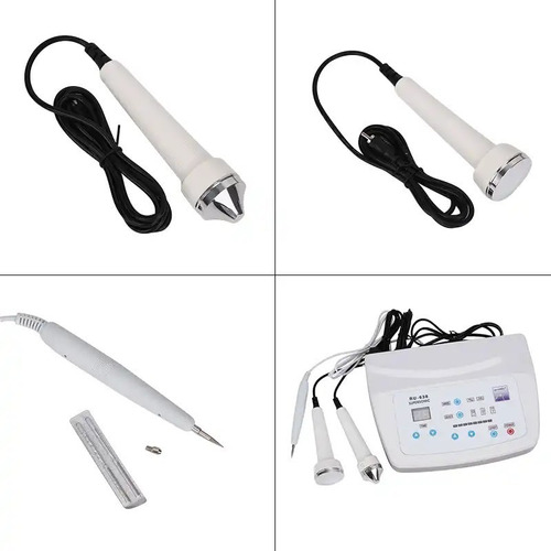 ULTRASONIDO PROFESIONAL 3 EN 1 CORPORAL Y FACIAL 1 A 3 MHZ - COLOR_80: BLANCO