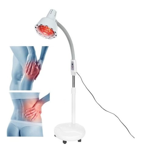 LAMPARA INFRARROJA 275W POTENCIA REGULABLE FLEXIBLE C/RUEDAS - COLOR_80: BLANCO