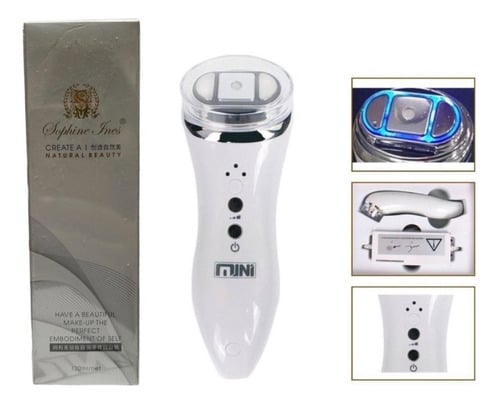 MINI HIFU FACIAL MAQUINA DE RADIOFRECUENCIA PORTATIL - COLOR_80: BLANCO