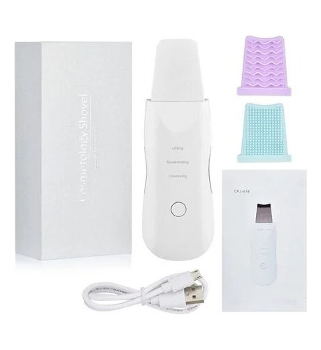 PALETA ULTRASÓNICA LIMPIADOR FACIAL ULTRASÓNICO 3.1 PELLING - COLOR_80: BLANCO - 2
