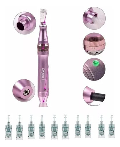 DERMAPEN ULTIMA M7 MAS 10 AGUJAS - COLOR_80: MORADO