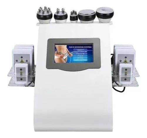 MAQUINA CAVITACION 6 EN 1 RADIOFRECUENCIA FACIAL CORPORAL - COLOR_80: BLANCO