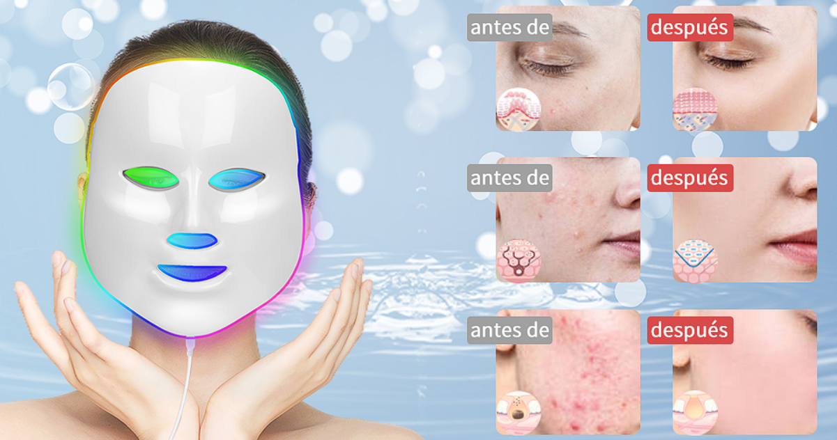 MASCARA LED +VAPOROZONO +PEELING PROFESIONAL FACIAL. - 4