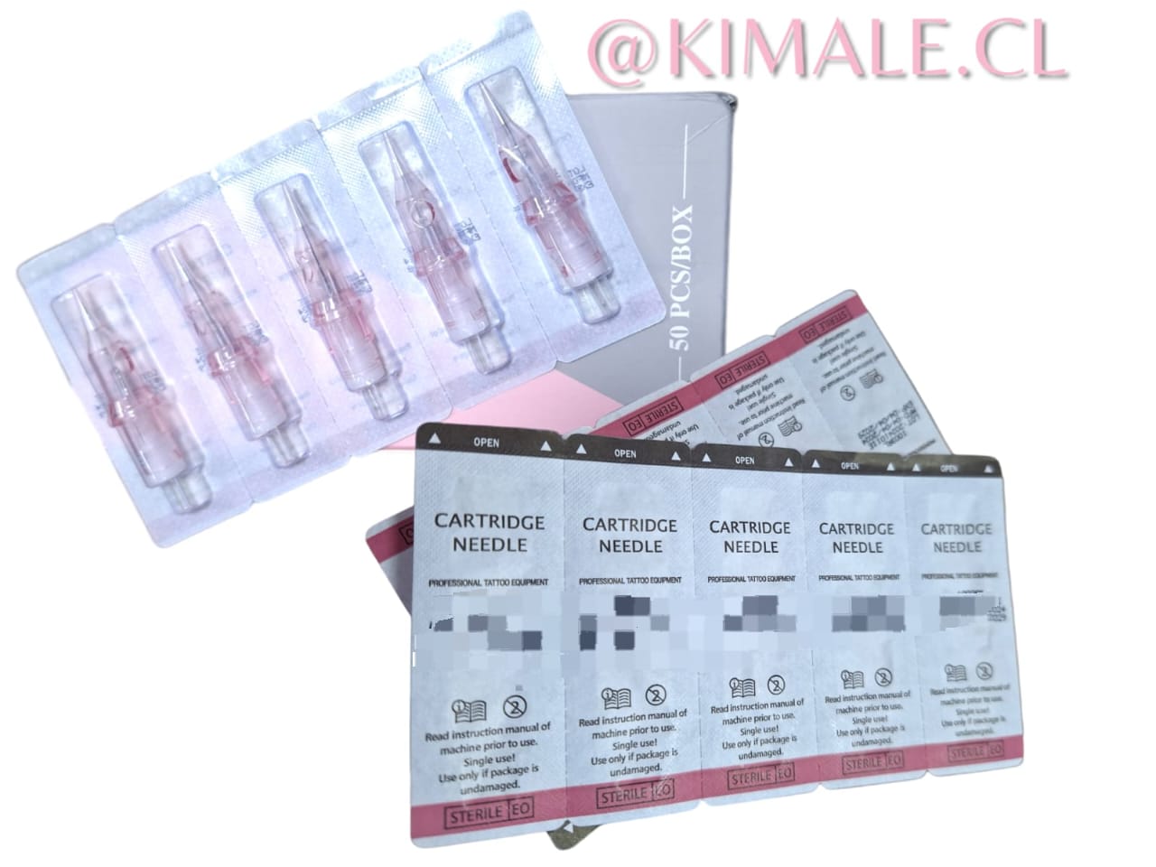 50 UNIDADES DE AGUJAS PARA DERMOGRAFO P90 MODELO 9RS - 2
