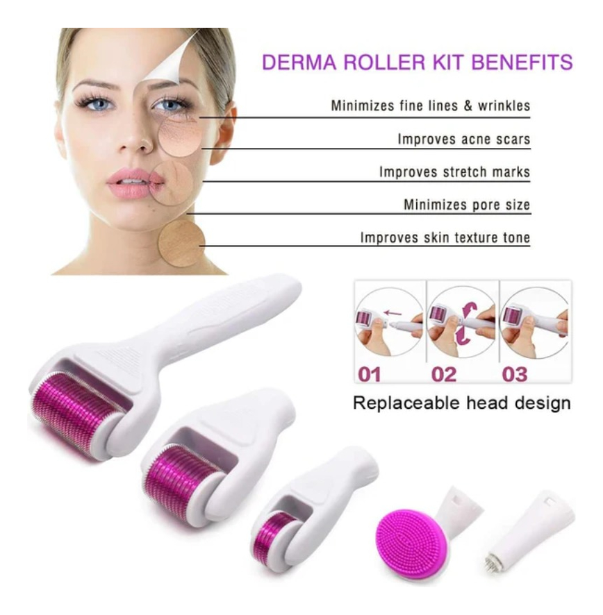 DERMAROLLER 6 EN 1 MEDIANOTITANIO ANTIENVEJECIMIENTO - 4