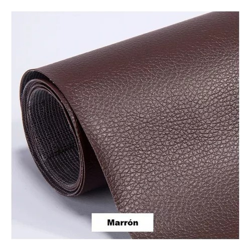 PARCHE 30X20 CM NYLON ADHESIVO REPARA CARPA CHAQUETAS MARRON - 1
