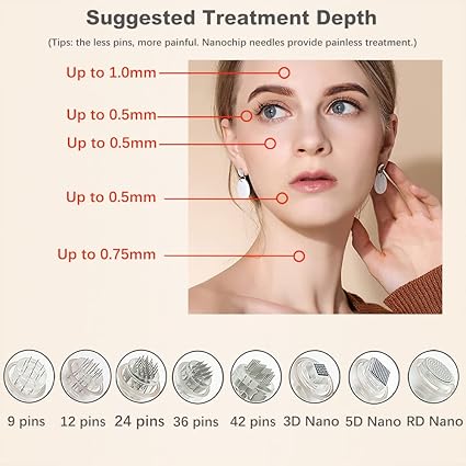 DISPOSITIVO DERMAPEN PARA MESOTERAPIA10 REPUESTOS DE REGALO - 5